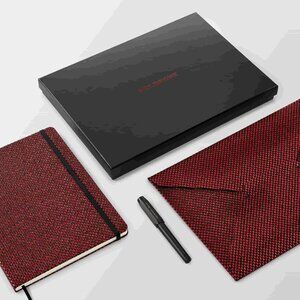 Moleskine Shine Collector's Gift Box in Metallic Red - Planner, Pen, Envelope